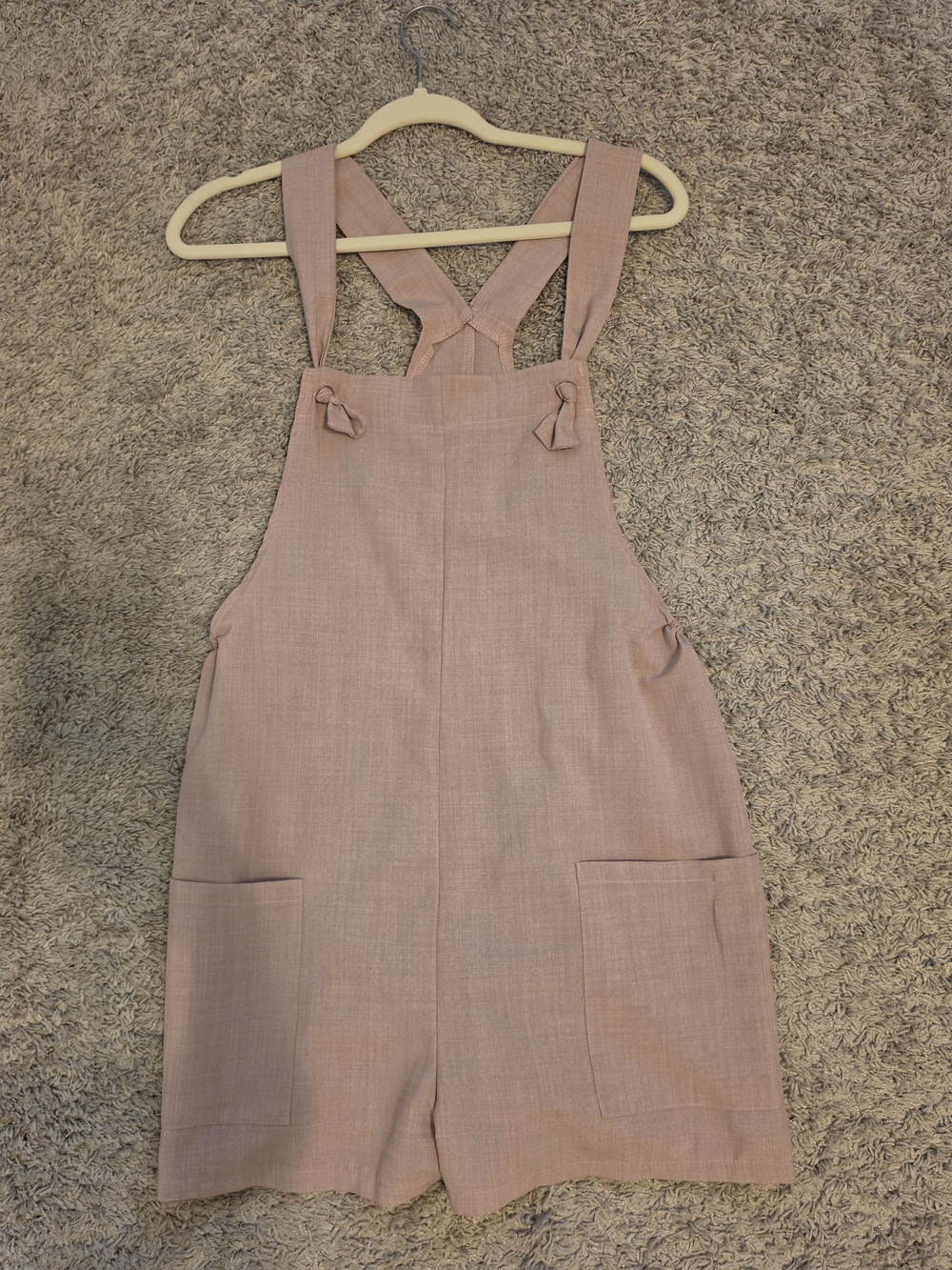 SHEIN Dusty Pink Short Overalls